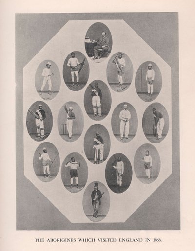 السكان الأصليين الذين زاروا إنجلترا عام 1868 ، 1912. بواسطة غير معروف
