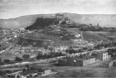 الأكروبول ، مع إطلالة على Aeropagus وجبل Hymettus ، من الغرب ، 1913 بواسطة غير معروف