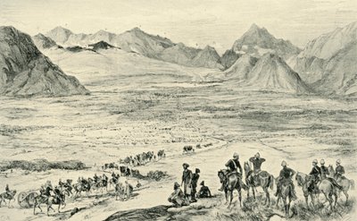 العمل على المرتفعات فوق Charasia ، 6 أكتوبر 1879 ، 1901. بواسطة غير معروف
