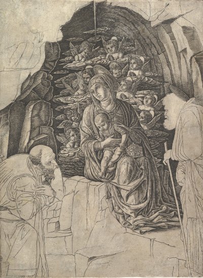 العشق من المجوس ، كاليفورنيا. 1475-80. بواسطة غير معروف