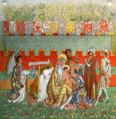 عشق المجوس ، نسيج برن ، القرن الرابع عشر ، 1870 بواسطة غير معروف
