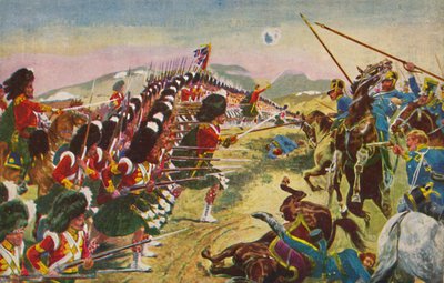 The Argyll & Sutherland Highlanders. الخط الأحمر الرفيع في بالاكلافا ، 1854 ، 1939 بواسطة غير معروف