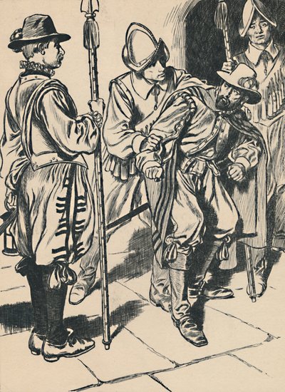 اعتقال غي فوكس ، 1909. بواسطة غير معروف