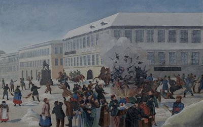 اغتيال ألكسندر الثاني في 13 مارس 1881 بواسطة غير معروف