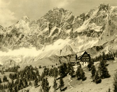 The Austriahütte و Dachstein ، ستيريا ، النمسا ، c1935. بواسطة غير معروف