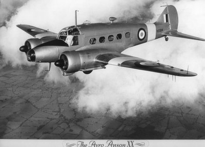 Avro Anson XX ، c1940s بواسطة غير معروف