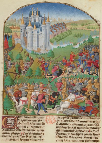 معركة أوراي في 29 سبتمبر 1364 صورة مصغرة من Compillation ... ، ج. 1480. بواسطة غير معروف