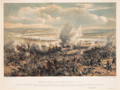 معركة كالافات في يناير 1854 ، 1854 بواسطة غير معروف