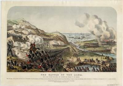 معركة ألما في 20 سبتمبر 1854 ، 1854 بواسطة غير معروف