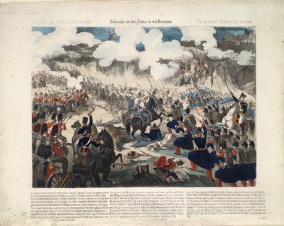معركة ألما في 20 سبتمبر 1854 ، 1854 بواسطة غير معروف