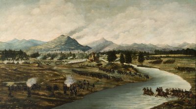 معركة ألما في 20 سبتمبر 1854 ، ج. 1875 بواسطة غير معروف