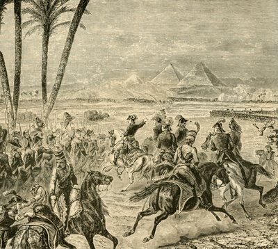 معركة الأهرامات ، 1798 ، 1890. بواسطة غير معروف