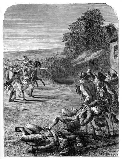 معارك ليكسينغتون وكونكورد ، 19 أبريل 1775 ، 1872 بواسطة غير معروف