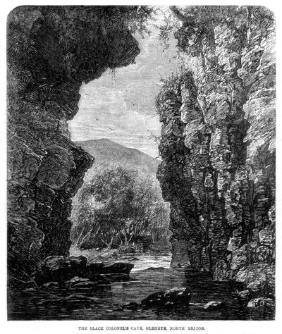 كهف العقيد الأسود ، غليني ، اسكتلندا ، 1864 بواسطة غير معروف