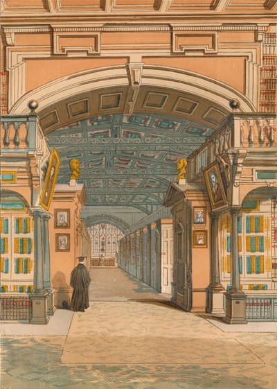 مكتبة بودليان ، أكسفورد ، c1845 ، 1864 بواسطة غير معروف