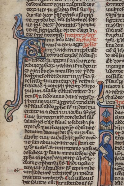 The Book of Zechariah (ink on vellum) بواسطة غير معروف