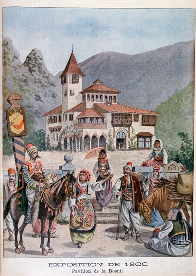 الجناح البوسني في المعرض العالمي لعام 1900 ، باريس ، 1900 بواسطة غير معروف
