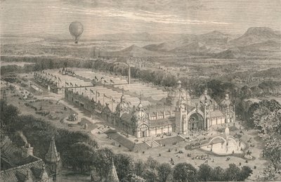 المبنى الخاص بالمعرض الصناعي الدولي في إدنبره ، 1886. بواسطة غير معروف