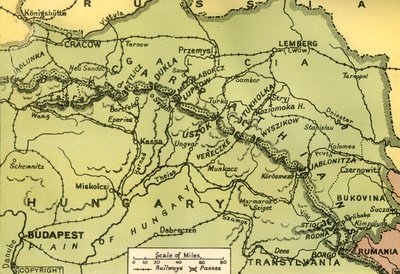 الممرات الكارباتية ، 1919. بواسطة غير معروف