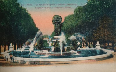نافورة Carpeaux - Jardin du Luxembourg ، باريس ، c1920 بواسطة غير معروف