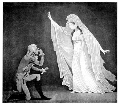 The Castle Spectre ومعجبها الأكبر ، 1793 بواسطة غير معروف