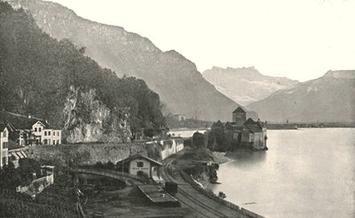 القلعة في شيلون ، سويسرا ، 1895. بواسطة غير معروف