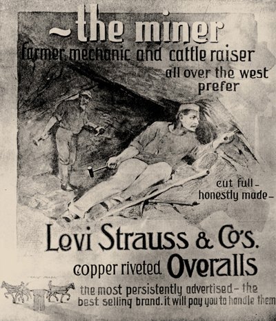 غلاف الكتالوج Levi Strauss & Co.، 1905. بواسطة غير معروف