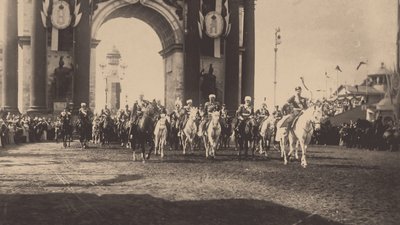 الدخول الاحتفالي لنيكولاس الثاني في موسكو في 9 مايو 1896 ، 1896 بواسطة غير معروف