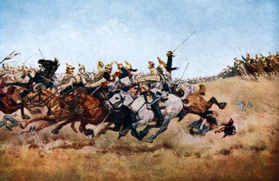 تهمة Cuirassiers في Rezonville ، 1870 ، c1920 بواسطة غير معروف
