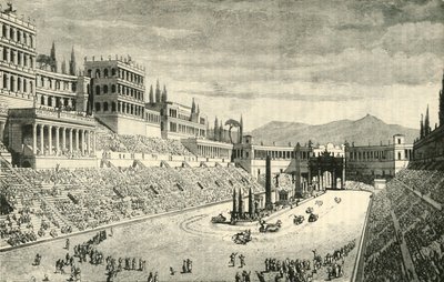 ترميم سيرك ماكسيموس ، 1890. بواسطة غير معروف