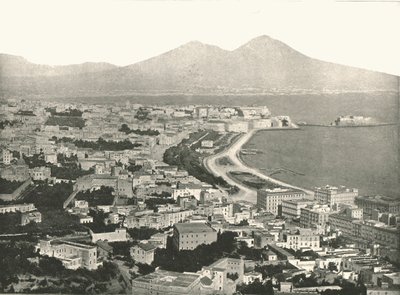 المدينة ، خليج و Vesuvius ، نابولي ، إيطاليا ، 1895. بواسطة غير معروف