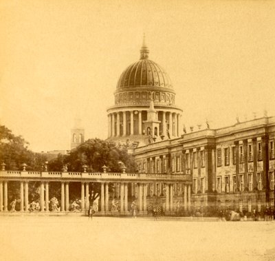قصر المدينة وكنيسة القديس نيكولاس ، بوتسدام ، ألمانيا ، c1900. بواسطة غير معروف