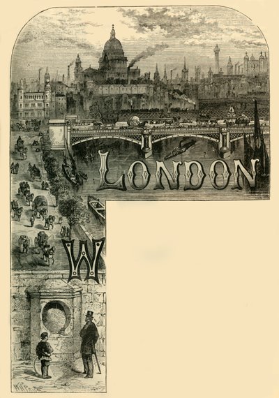 مدينة لندن ، c1872. بواسطة غير معروف