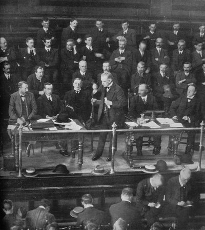 ضربة الفحم: السيد لويد جورج يخاطب ممثلي عمال المناجم في كارديف ، 1915 بواسطة غير معروف