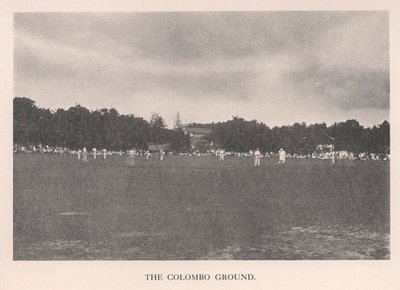 ملعب كولومبو للكريكيت ، سيلان ، 1912. بواسطة غير معروف