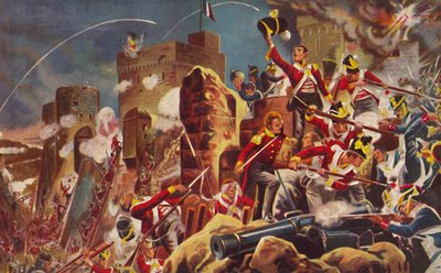 كونوت رينجرز. الاستيلاء على القلعة في بطليوس ، 1812 ، 1939 بواسطة غير معروف