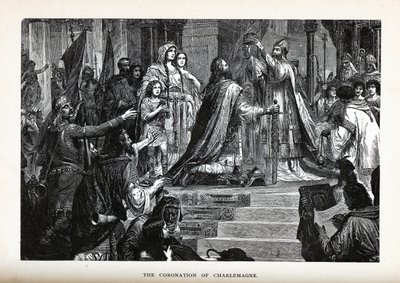 تتويج شارلمان ، 1882 بواسطة غير معروف