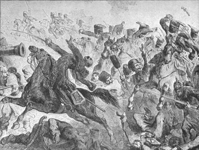حرب القرم ، 1854-56: معركة بالاكلافا: تهمة اللواء الخفيف ، 1854 ، 1901. بواسطة غير معروف