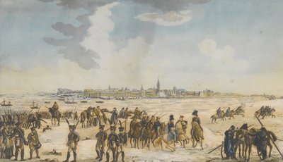 عبور نهر الراين بالقرب من دوسلدورف من قبل الجيش الروسي ، 13 يناير 1814 ، 1814 بواسطة غير معروف