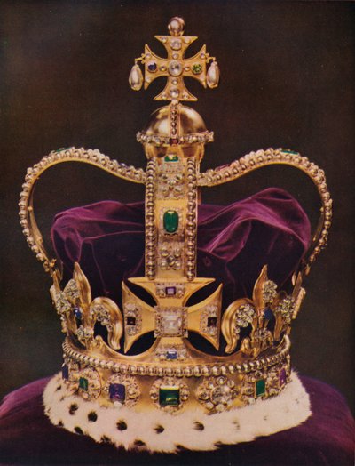 تاج إنجلترا ، سانت إدواردز كراون ، c1937 بواسطة غير معروف