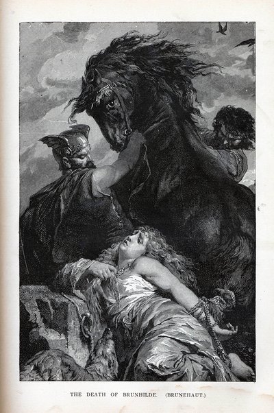 وفاة Brunhilde ، Brunehaut ، 1882 بواسطة غير معروف