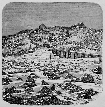 المستودع وقمة البيت ، جبل واشنطن ، 1883 بواسطة غير معروف