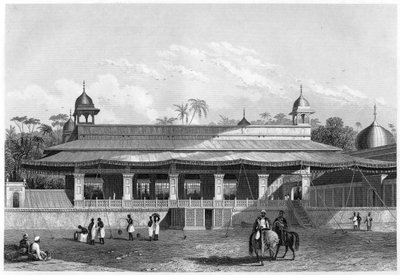 The Dewas Khan، Hall of Audience، Delhi، c1860 بواسطة غير معروف