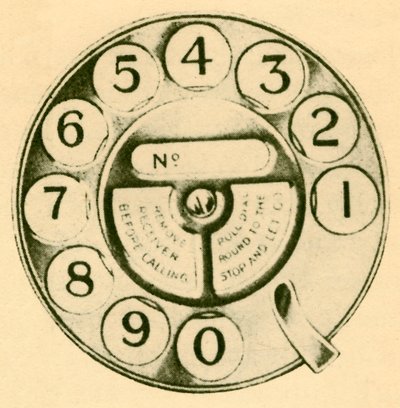 مفتاح الاتصال الهاتفي ، c1930. بواسطة غير معروف