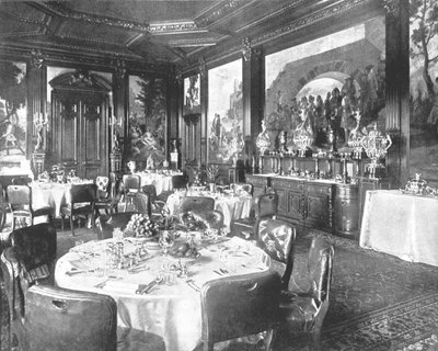قاعة الطعام في Sandringham ، نورفولك ، 1894. بواسطة غير معروف