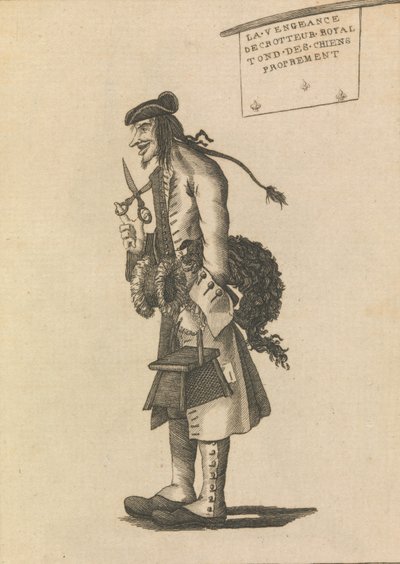 حلاق الكلب 25 أبريل 1771. بواسطة غير معروف