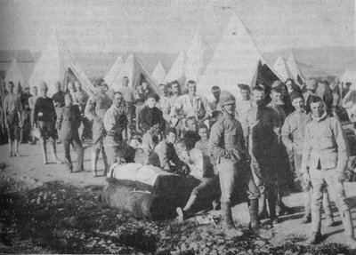 The Fusiliers Dublin فقط قبل الشروع في القطار المدرع ، 1902 بواسطة غير معروف