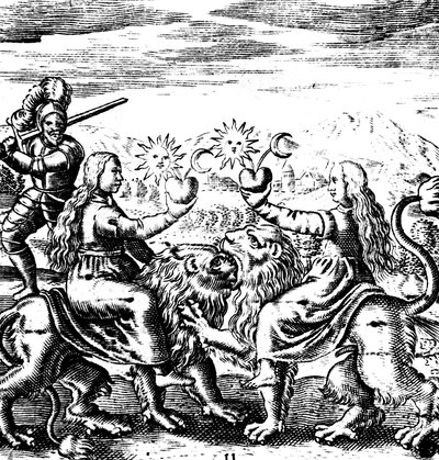 المفتاح الحادي عشر لباسل فالنتين ، راهب وخيميائي ألماني أسطوري من القرن الخامس عشر ، 1651 بواسطة غير معروف