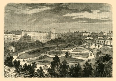 الجسر ، من جسر تشارينج كروس ، 1881. بواسطة غير معروف