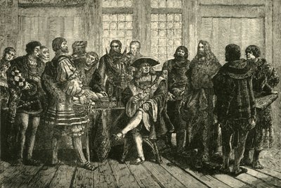 الإمبراطور ماكسيميليان محاط بأشهر معاصريه 1508-1519 ، 1890. بواسطة غير معروف